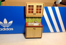 Lundby of Sweden meuble Maison de Poupée en bois cuisine placard & evier 1970/75