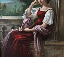 Tableau Ancien Peinture Huile