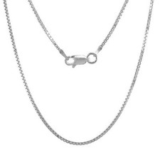 Argent Sterling 1.2mm Boîte