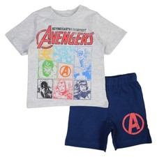 Ensemble garçon Avengers, Mickey, Lilo & Stitch, Spiderman. Couleur gris. Cadeau