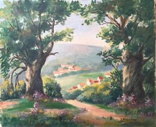 Normand E ? huile sur toile