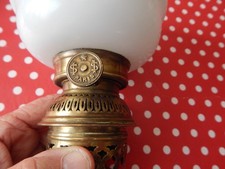 pied de lampe opaline blanche ancienne