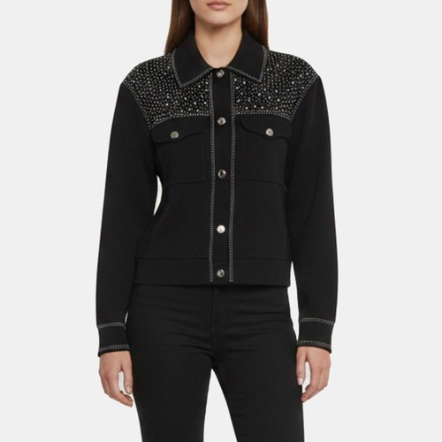 Cardigan tricot maje noir - tricot,