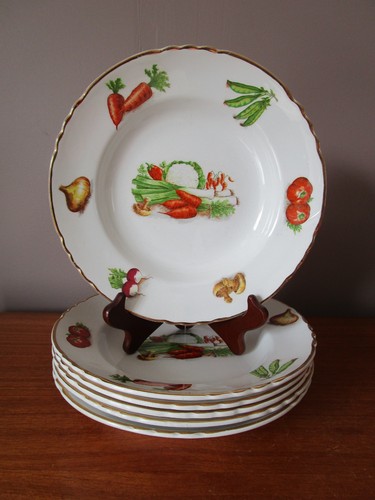 Assiettes creuses moulin des - 6,