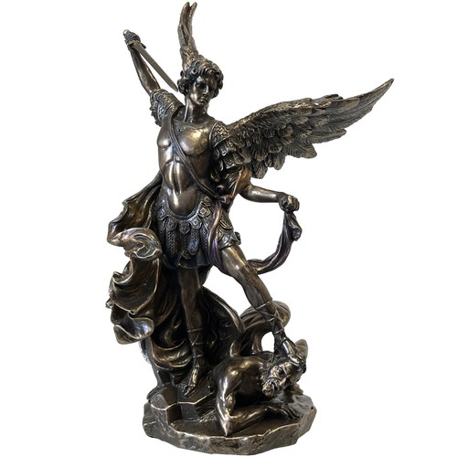 Statue saint michel couleur - michel,