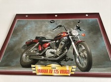 Yamaha XV125 Virago 1999 125 XV fiche carte moto passion collection Atlas