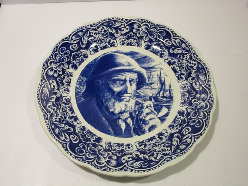 Boch delft large plate sea - delft,