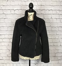 Miami Women’s Small Black Zipup Fleeces Pea Coat