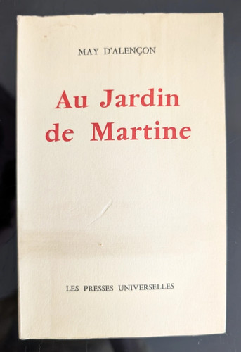 Livre rare may - d'alençon., au