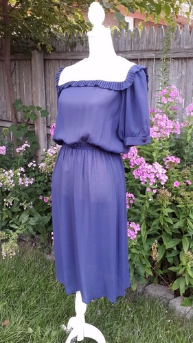 Vintage woman ladies navy - ladies,
