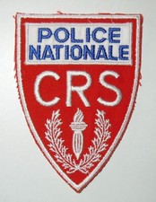 INSIGNE TISSU - POLICE NATIONALE - C.R.S. - OBSOLETE