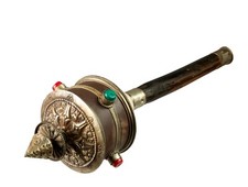 Moulin à prières tibétain