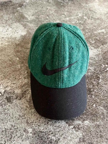 Casquette verte noire homme