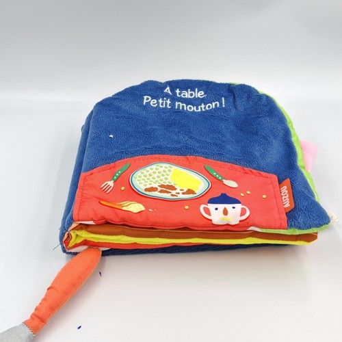 Livre éveil tissu doudou a - doudou,