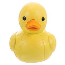  Statue de canard banane mignon, mini sculpture de canard en résine pour tableau