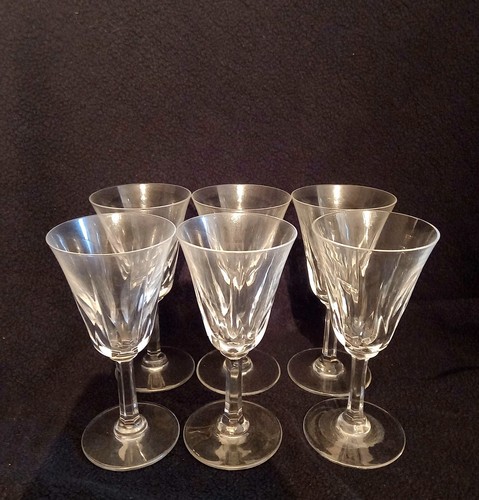 Verres cristal taille - 6,