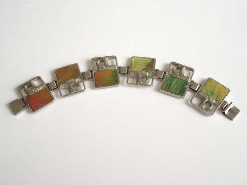 Vintage bracelet peinture - bracelet, sur