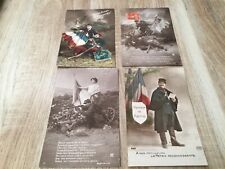 LOT DE 4 CARTES POSTALES