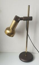 Lampe vintage potence orientable laiton NEWEBA SWISS light luminaire brass