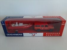 Véhicule Land Rover + zodiac