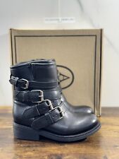 Ash Biker Femme Cuir Noir Fabriqué En Mexico Meilleure Qualité Icône Botte 40