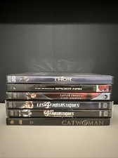 Lot 6 DVD Marvel + DC Comics