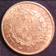 20 Francs 1897 A OR 900 %