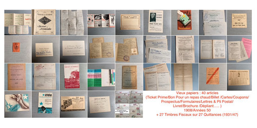 Vieux papiers 40 - vieux, 40 articles