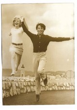 PHOTO DE PRESSE  13/18cm Originale  Michele TORR / Hervé VILARD     1966