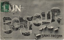 CPA un Bonjour de St-Trojan