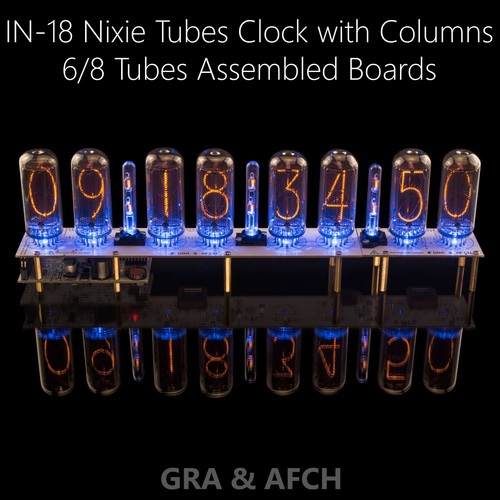 Nixie tube clock - nixie, [4,