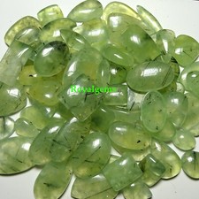 Vert Naturel Prehnite Cabochon Pierres Précieuses ~100 Gram À 1000 Lot