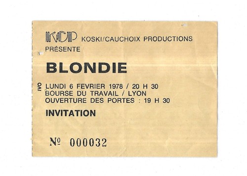 Rare ticket billet - ticket, de