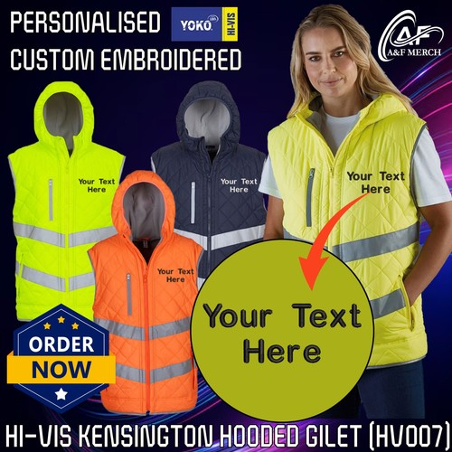 Gilet sécurité capuche - de,
