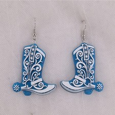  Boucles D'oreilles Botte Pour Femme Bijoux De Cow-girl Femmes Pendantes Filles