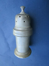 Ancienne salière étain Made In France modèle peu courant hauteur 9,5 cm