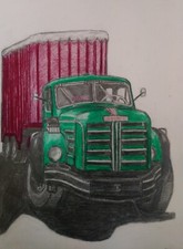 Berliet TLM 15 Dessin Original