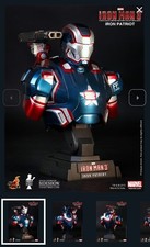 Iron Man Iron Patriot 902022 buste 1/4 Bust Figure HOT TOYS No SIDESHOW