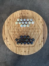 Jeu Abalone Lite en olivier (artisanal, made in France, neuf)