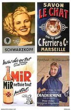 Publicite - Mir - Diadermine - Schwarzkopf - Le Chat - Carte Neuve - CPM - Voir