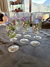 Lot de 7 flûtes à champagne