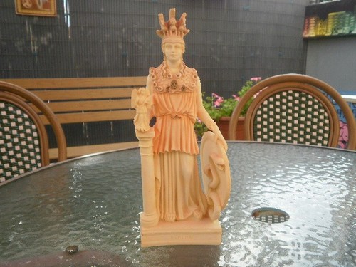 Statuette albatre athena - statuette,