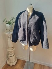 Manteaux bouclette noir Mango