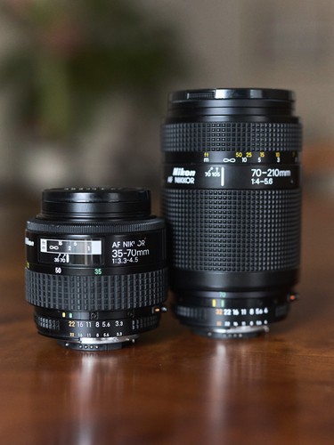 Objectifs nikkor 70mm et - af, 35-70mm