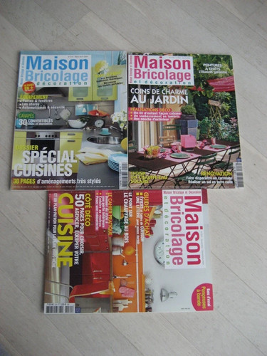 Lot magazines maison - de, 3