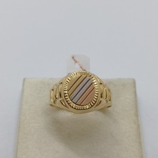Bague homme jaune 18kt 750 - bague,