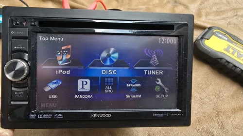Kenwood ddx370 dvd head unit - head,
