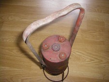 Ancienne Lampe tempête « La Pile Leclanché » Poitiers France.