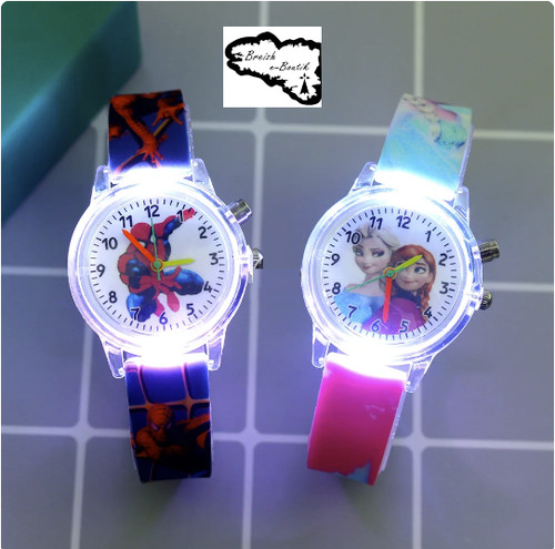 Montre led spiderman reine - ⌚,