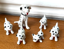 Vintage Figurines Chien 101 dalmatiens ⭐ 1 grand 4 petits 1 mini ! Adorable